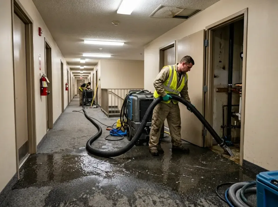 multi-unit-apartment-hallway-f-005 — frequently asked questions, Emergency Burst Pipe Water Extraction & Removal in Mountain…